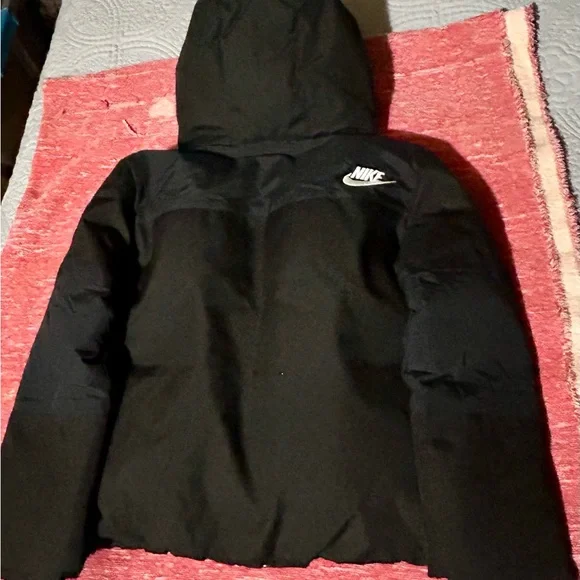 Nike Black Hooded Jacket - Picture 8 of 10